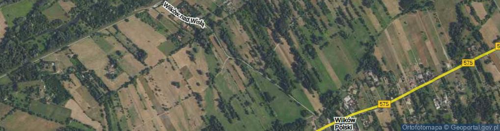 Zdjęcie satelitarne Wilków nad Wisłą ul.